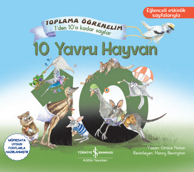 10 Yavru Hayvan - Toplama Öğrenelim 1'den 10'a Kadar Sayılar