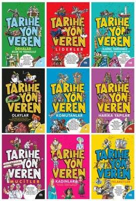 Çocuklar İçin Tarihe Yön Verenler (9 Kitap Takım)