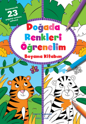 Doğada Renkleri Öğrenelim Boyama Kitabım