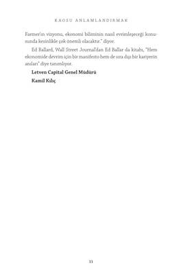 Kaosu Anlamlandırmak