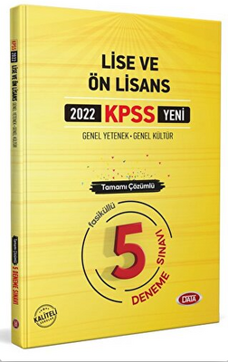 KPSS Lise ve Önlisans Tamamı Çözümlü 5 Deneme