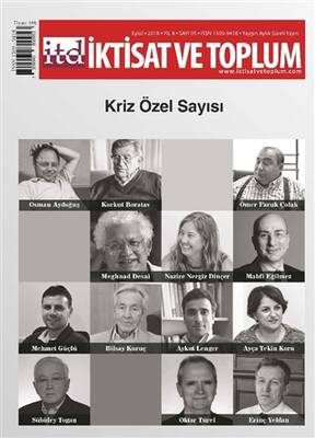 Kriz Özel Sayısı İktisat ve Toplum Dergisi sayı 95