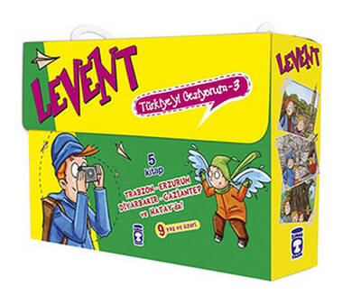 Levent Türkiye'yi Geziyorum - 3 (5 Kitap Set)