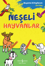 Kolektif - Neşeli Hayvanlar - Boyama Kitaplarım 3-4 Yaş Kolektif - Neşeli Hayvanlar - Boyama Kitaplarım 3-4 Yaş