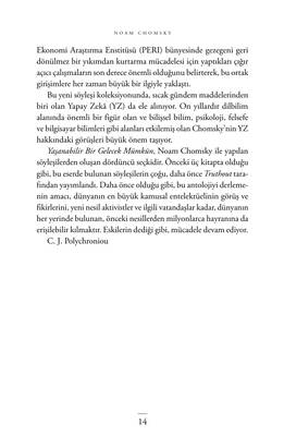 Yaşanabilir Bir Gelecek Mümkün